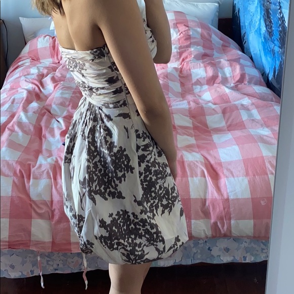 BCBGMaxAzria Floral Strapless Dress - Picture 2 of 4